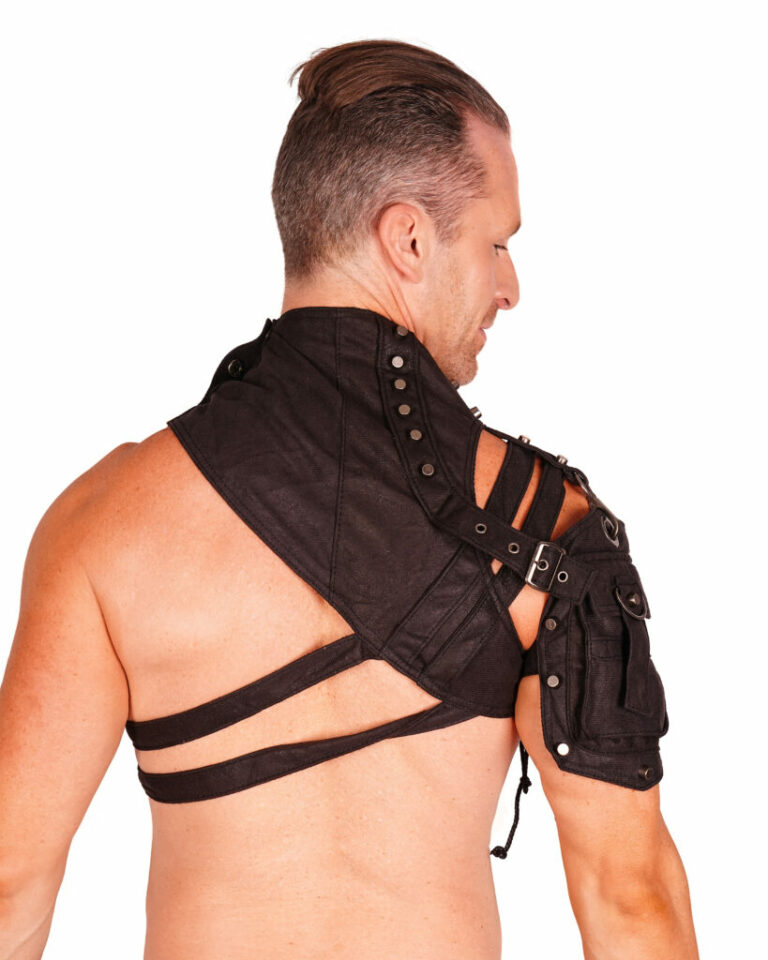 GC31765 - Gothic Black Shoulder Harness - OS - Image 2