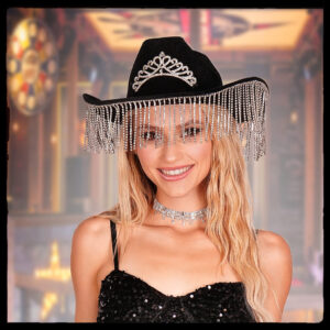 JC541 - Cowboy Hat with Teardrop Rhinestones