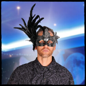 63226 - Mask w/ Feathers