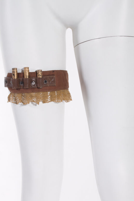 SP031 - Steampunk thigh strap with bullet casings - Image 2