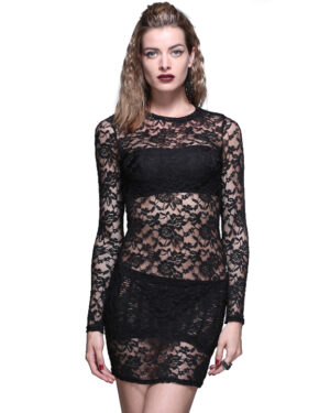 SS10 - Gothic Lace Bodycon Dress