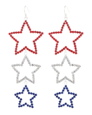26659 - S RS Three Star Drop Post Ear