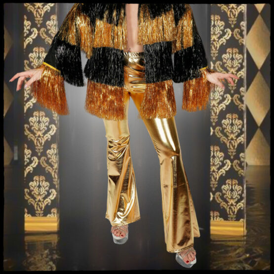 3866 - Shiny flare pants - Image 2
