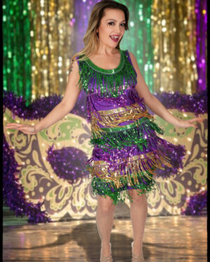 2569 - Sequin Mardigras Dress