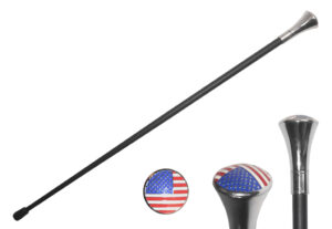 T281901SL - 35.5" Classic Walking Cane, Star & Stripes