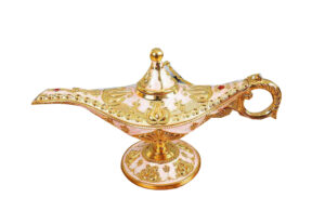 T3009 - 8.75" x 4.75" Genie Lamp - Copper
