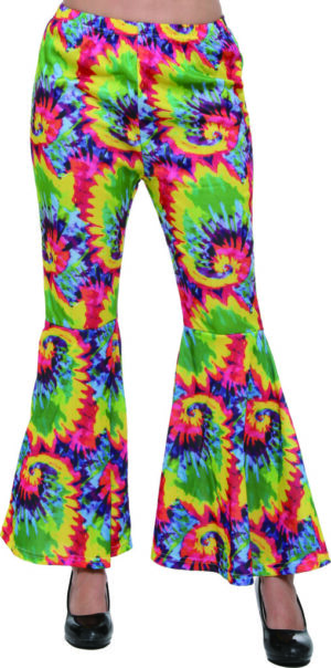 2101TD - Tie Dye Flared Bell Bottom Pants