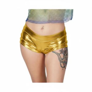 2274 - Metallic Booty Shorts
