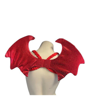63039 - Red Rhinestone Devil Wings