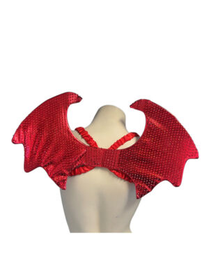 63039 - Red Rhinestone Devil Wings