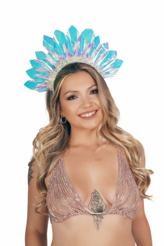 94074 - Pink Rhinestone Halter Top - Image 3