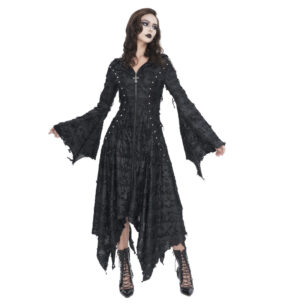 CT225 - Distress punk hooded coat