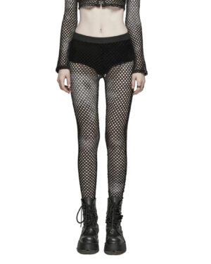 WK617 - Punk fishnet mesh leggings