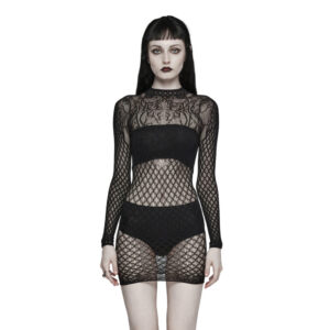 WQ717 - Goth knitted dress