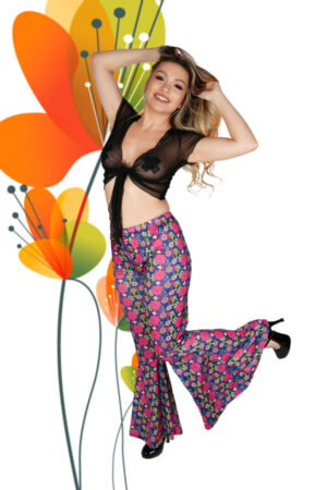 2101MLT - Hippie Disco Bell Bottom Pants