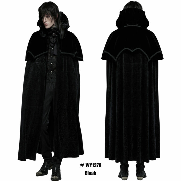 WY1378 - Gothic Nobel Night Cloak, cape