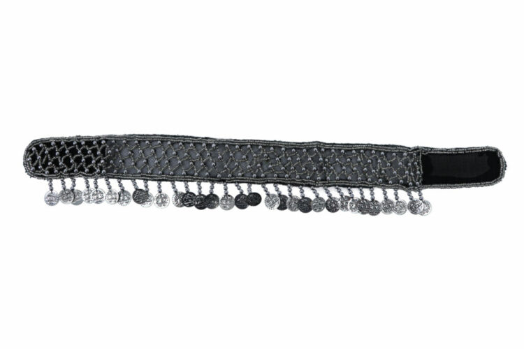 2165-BLK - Beaded Choker-BLK