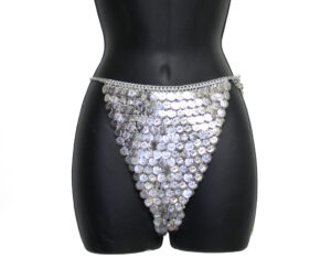 8247A  - SIL - All Over Coin Bottom - SILVER