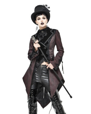 CT17102 - Burgundy Victorian jacket