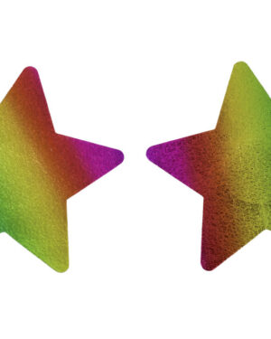 1263 - Rainbow star pasties