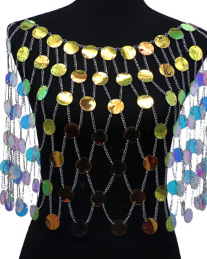 14311 - Skirt, Body Jewelry - AB Multi
