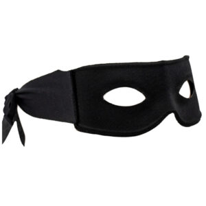 63325 - Black Burglar Masquerade Mask