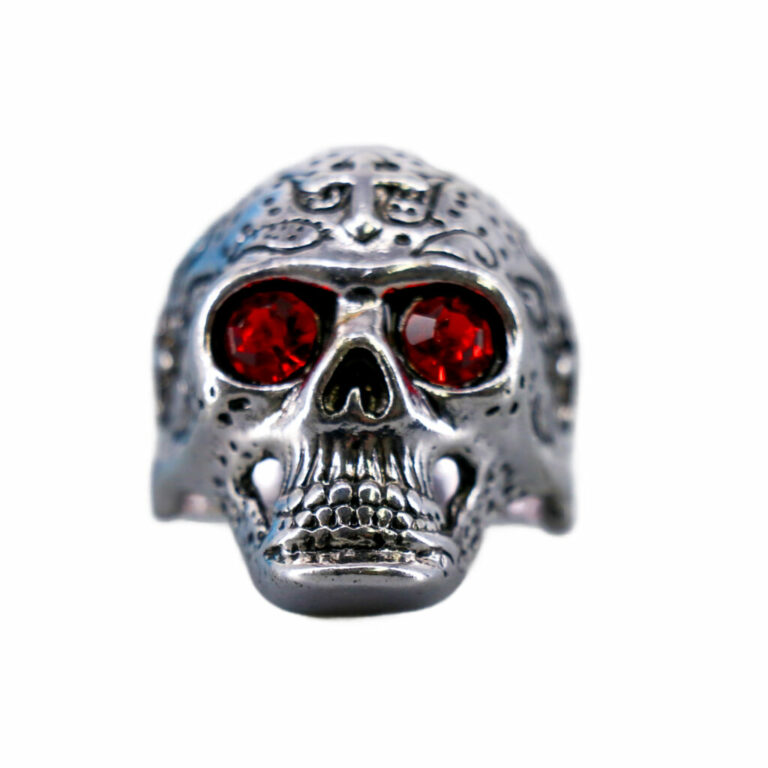 68608 - Red gem skull ring - Image 3