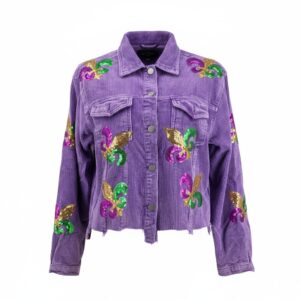 2659 - Fleur de lis corduroy jacket