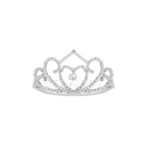 60744 - Small heart tiara ..s L3xH1.5xD2.64in rs