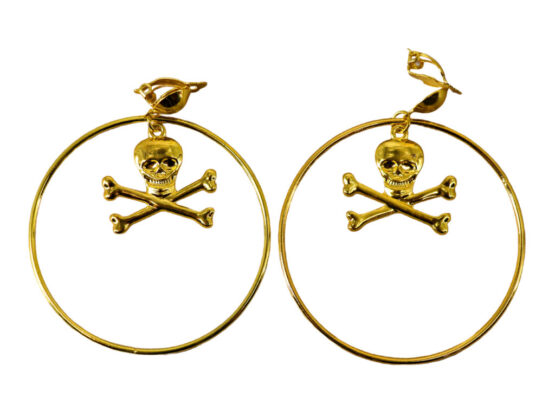 68606 - skull hoop-pair