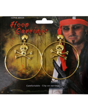68606 - skull hoop-pair