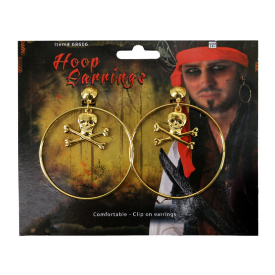 68606 - skull hoop-pair - Image 3