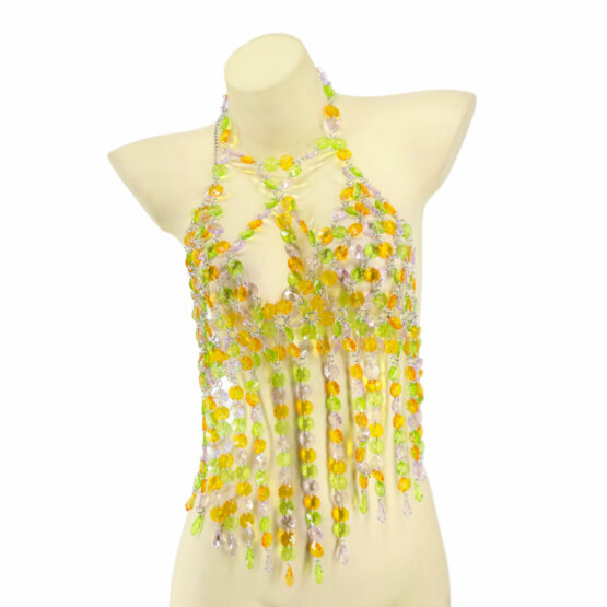 14742 - Crystal Stones Halter Style Bodice - Image 7