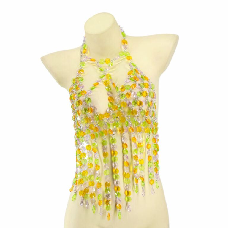 14742 - Crystal Stones Halter Style Bodice - Image 7