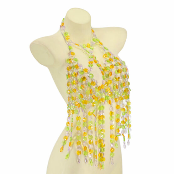 14742 - Crystal Stones Halter Style Bodice - Image 6