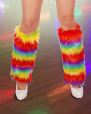 14764 - Rainbow pair leg warmer