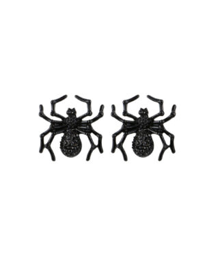 28292 - jt spider earring, black..