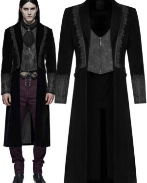 WY1069 - Gothic Medium Length Coat