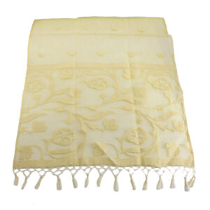 2317 - Organza Shawl-embroidered flower and dots