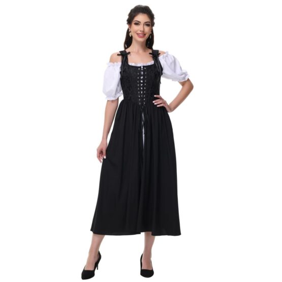 2334 - Brocade corset bodice overdress - Image 14