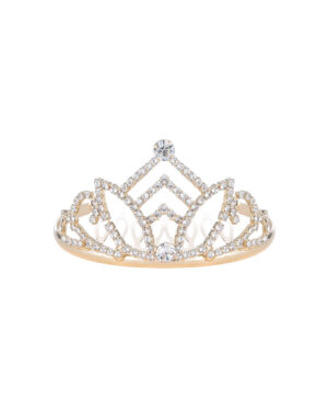 60745 - diamond gem small crown..g L3.25xH1.5xD2.64in rs