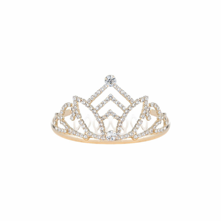 60745 - diamond gem small crown..g L3.25xH1.5xD2.64in rs
