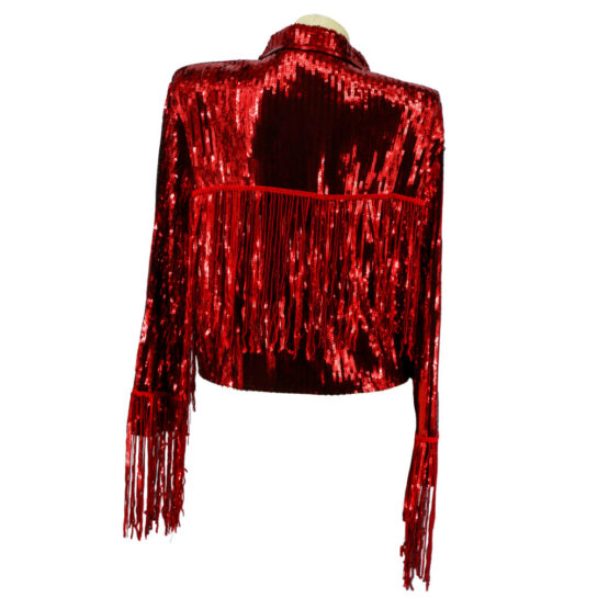 2661 - Tassel fringe sequin jacket - Image 15