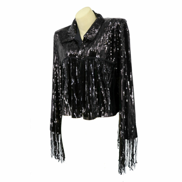 2661 - Tassel fringe sequin jacket - Image 5
