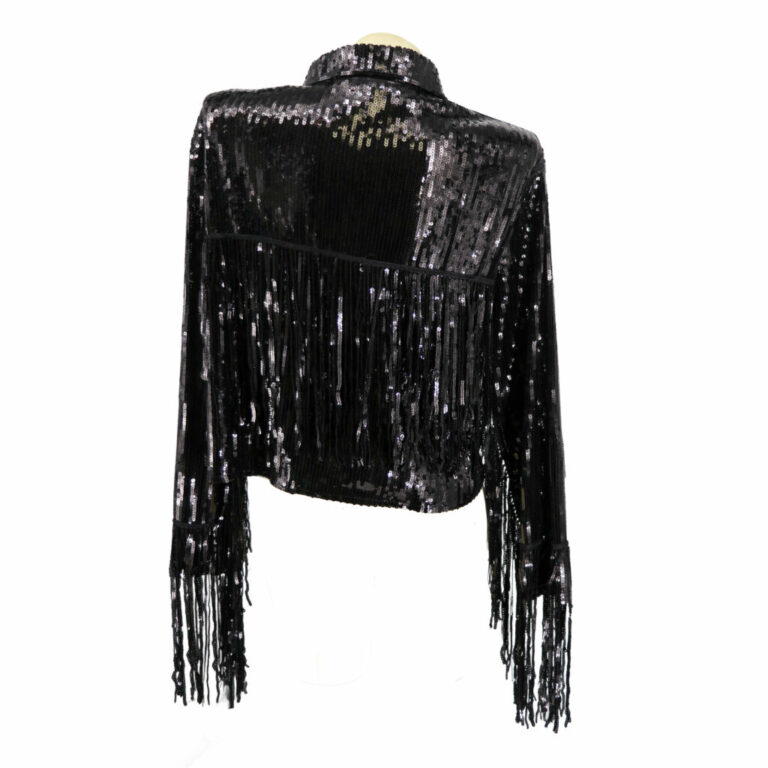 2661 - Tassel fringe sequin jacket - Image 6