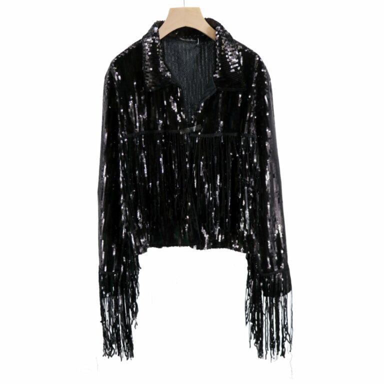 2661 - Tassel fringe sequin jacket - Image 7