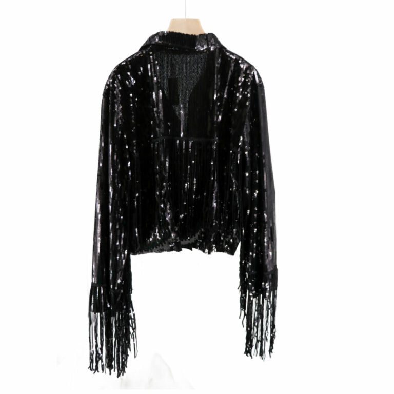 2661 - Tassel fringe sequin jacket - Image 8