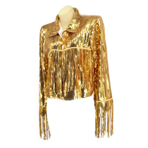 2661 - Tassel fringe sequin jacket