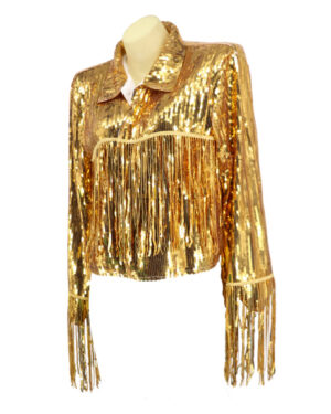 2661 - Tassel fringe sequin jacket