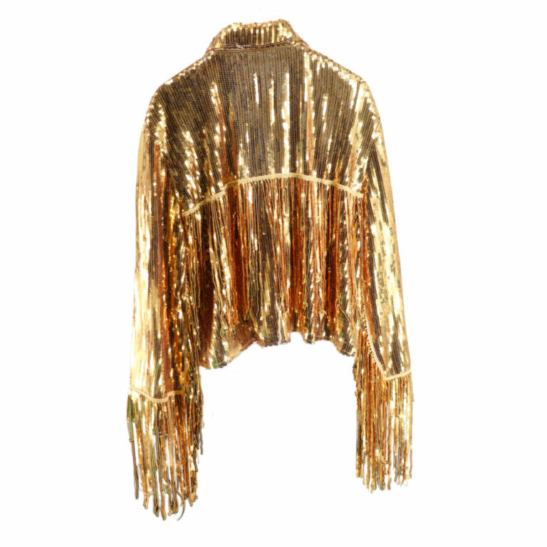 2661 - Tassel fringe sequin jacket - Image 4